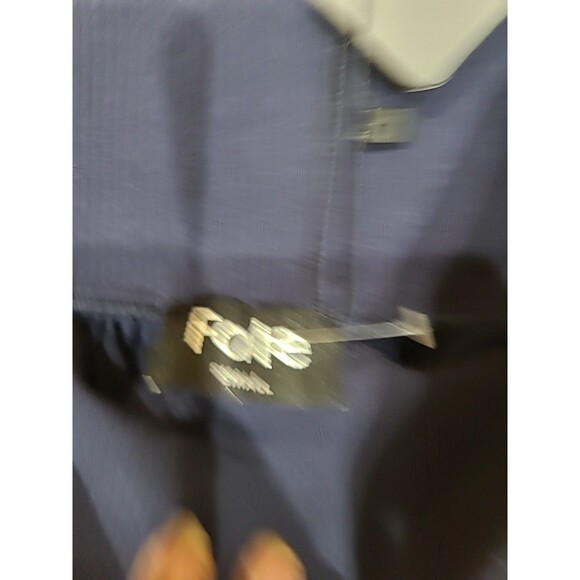 NWT Fate Blue Satin Cargo Jogger Pant Women's Wide Band Waist Ankle Size Sm. - Picture 7 of 8